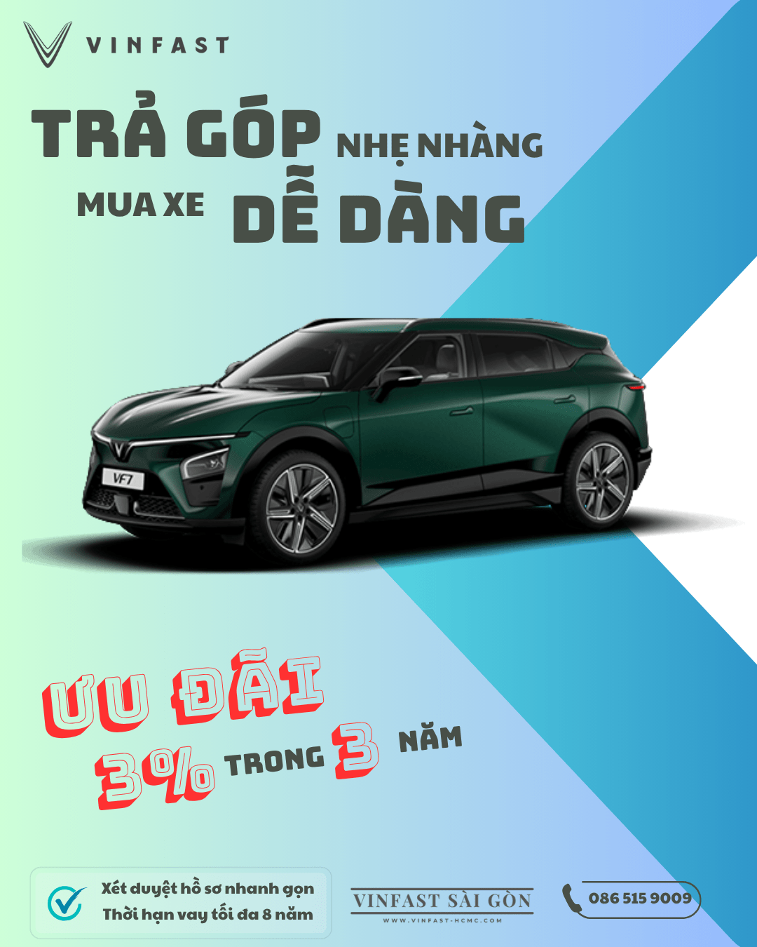 vinfast vf7 trả góp