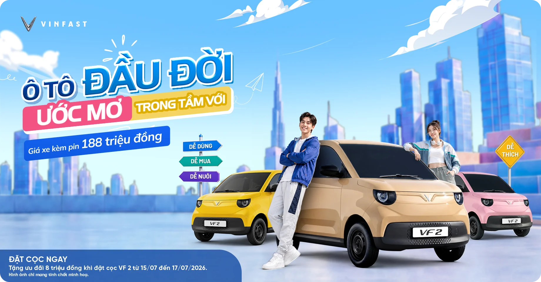 banner vf2 vinfast hcmc VinFast VF 2