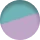 Rose Metallic Body - Aqua Blue Roof